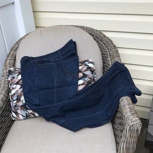 soft and supple wide leg jean